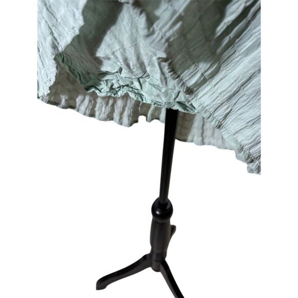 Lulus Mini Dress Womens XS Sage Green Smocked Puff Sleeve Sweetheart Babydoll - Picture 6 of 10